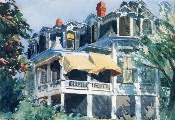 Edward Hopper Painting - El techo abuhardillado 1923 Edward Hopper